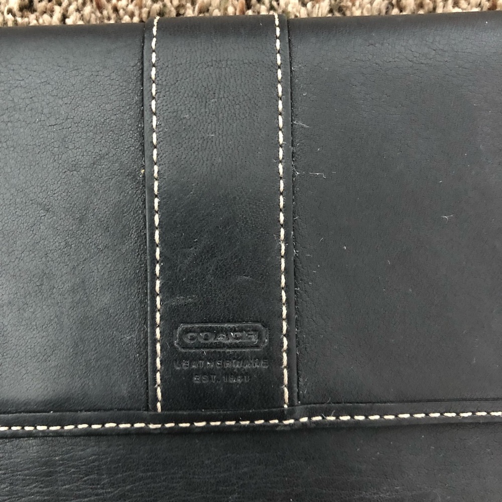 Coach leather wallet